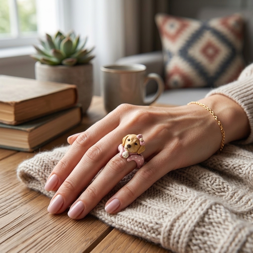 Personalized 3D figurine rings, custom commemorative jewelry, and meaningful gifts for couples.