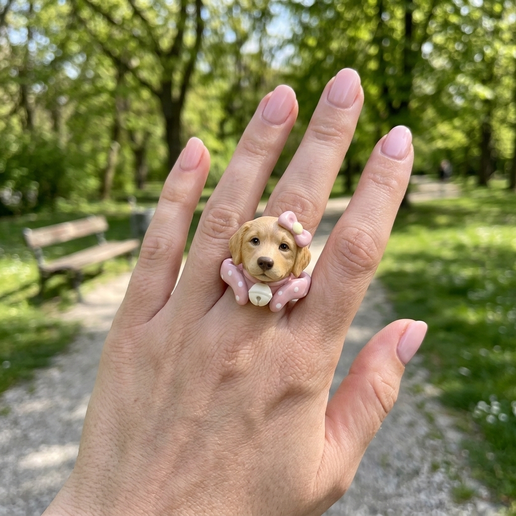 Personalized 3D figurine rings, custom commemorative jewelry, and meaningful gifts for couples.