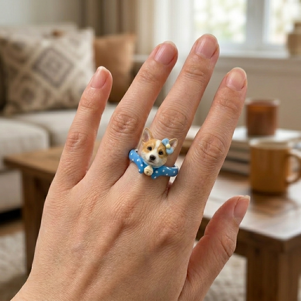 Personalized 3D figurine rings, custom commemorative jewelry, and meaningful gifts for couples.