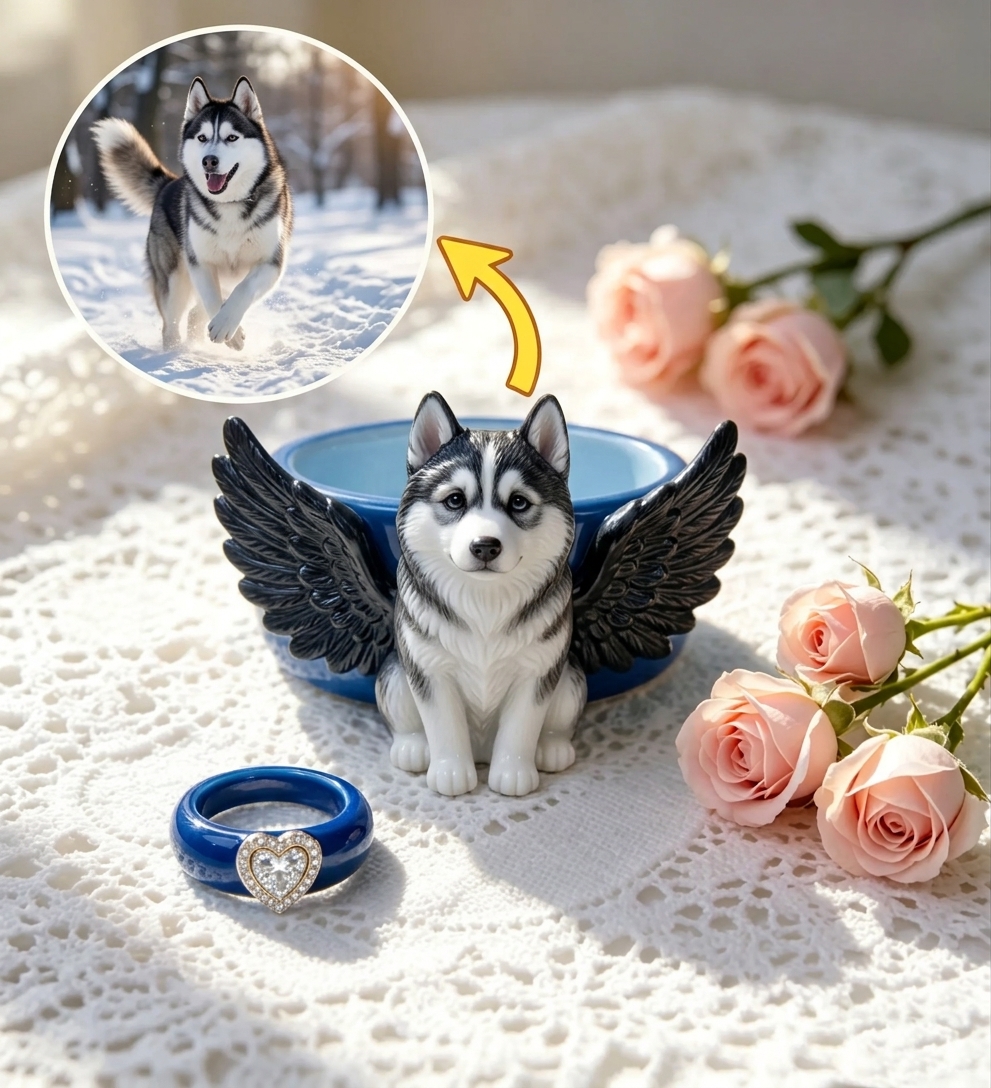 Personalized 3D figurine rings, custom commemorative jewelry, and meaningful gifts for couples.
