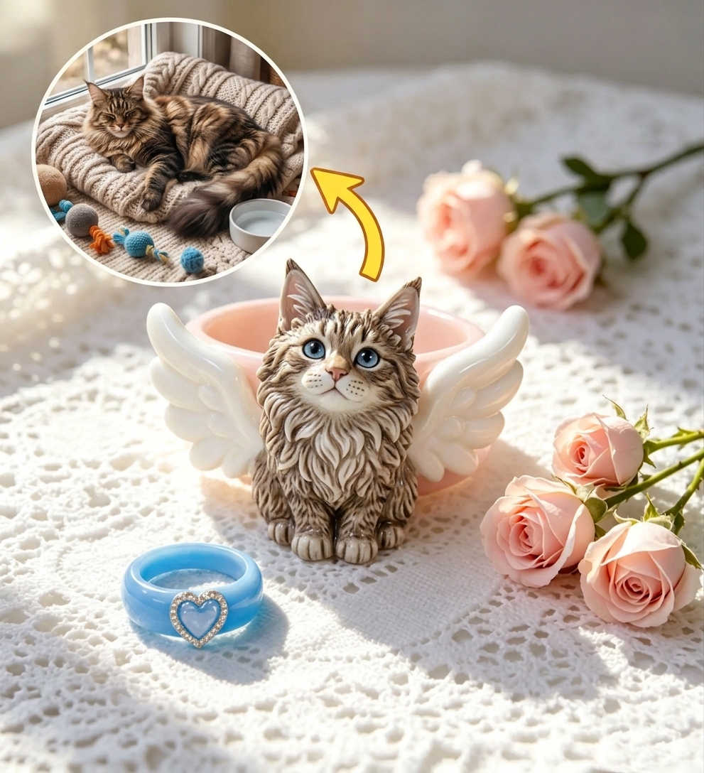 Personalized 3D figurine rings, custom commemorative jewelry, and meaningful gifts for couples.