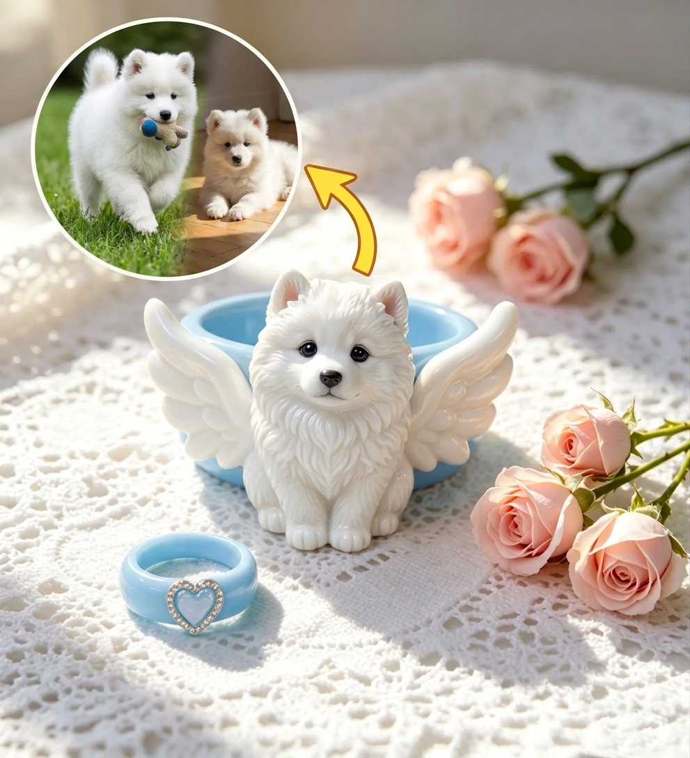 Personalized 3D figurine rings, custom commemorative jewelry, and meaningful gifts for couples.