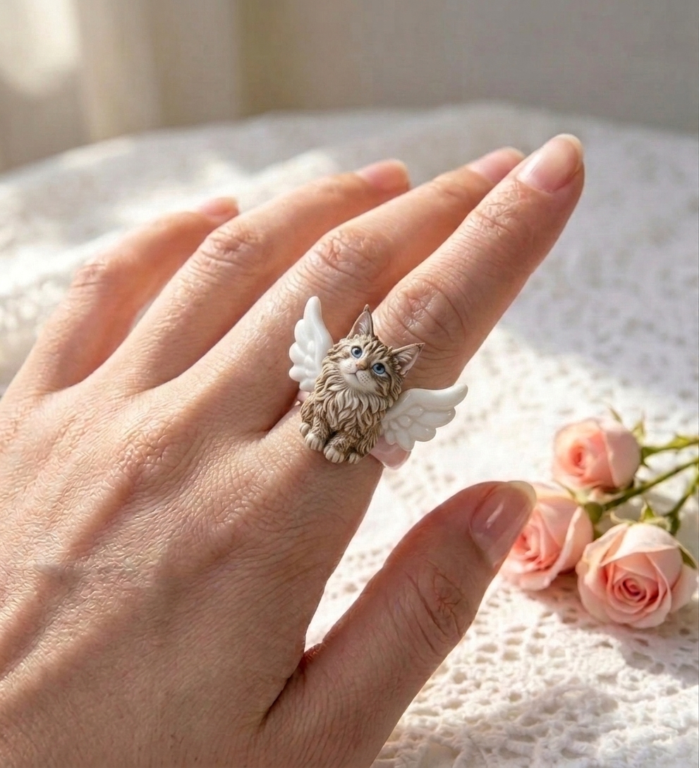 Personalized 3D figurine rings, custom commemorative jewelry, and meaningful gifts for couples.