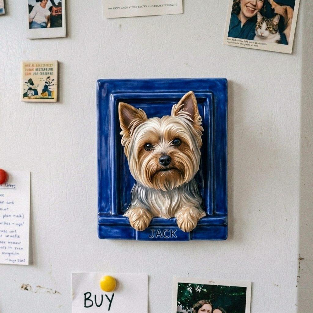 Customized 3D Cartoon Fridge Magnets | Customizable with family photos, pet photos, couple photos | Unique hand-painted 3D embossed commemorative gifts, suitable for holidays, birthdays, anniversaries, and other occasions.