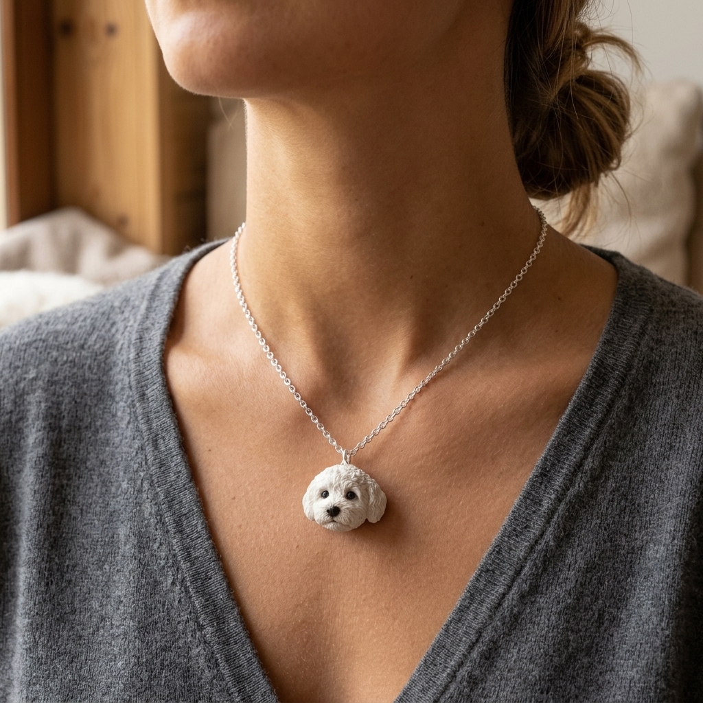 Personalized necklaces, customizable pet pendants, dog and cat portrait necklaces, commemorative gifts, and the perfect present for pet lovers.