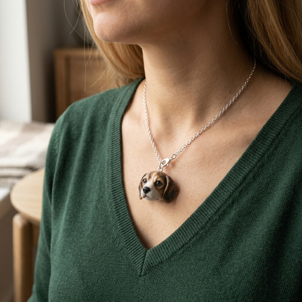 Personalized necklaces, customizable pet pendants, dog and cat portrait necklaces, commemorative gifts, and the perfect present for pet lovers.