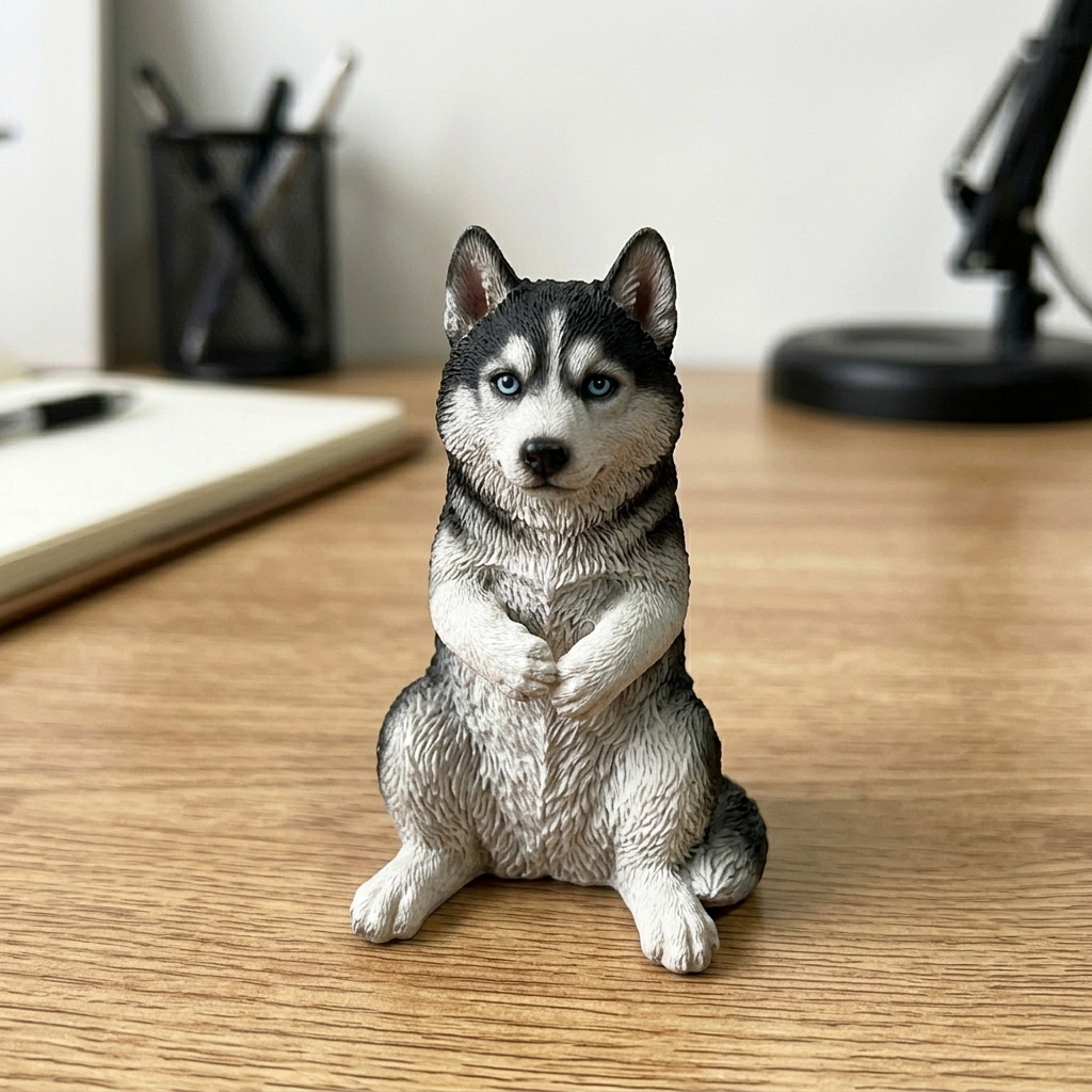 Cute 3D Custom Mini Ornaments of Characters or Pets | Made of resin, compatible with cars and offices, multi-purpose for dashboard/desktop/hanging, cartoon theme, perfect for Valentine's Day gifts.
