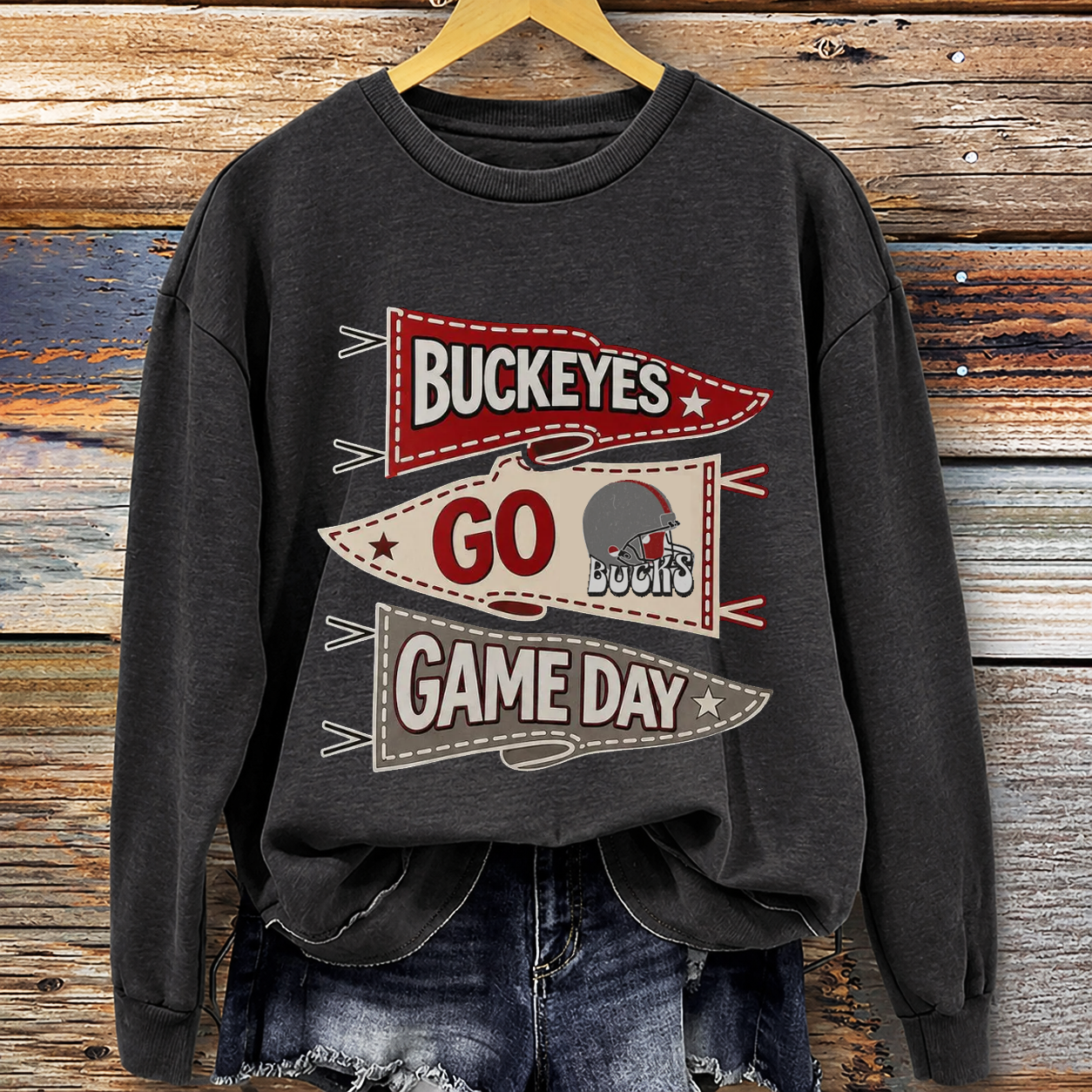 Ohio State Football Fan Sweatshirt