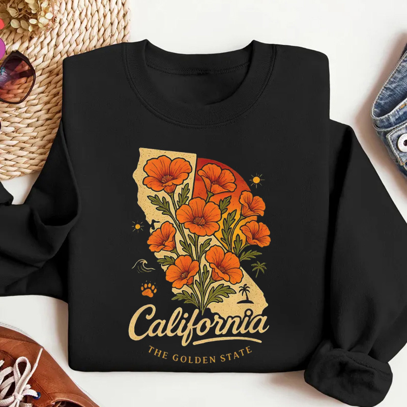 California Poppy Sweatshirt