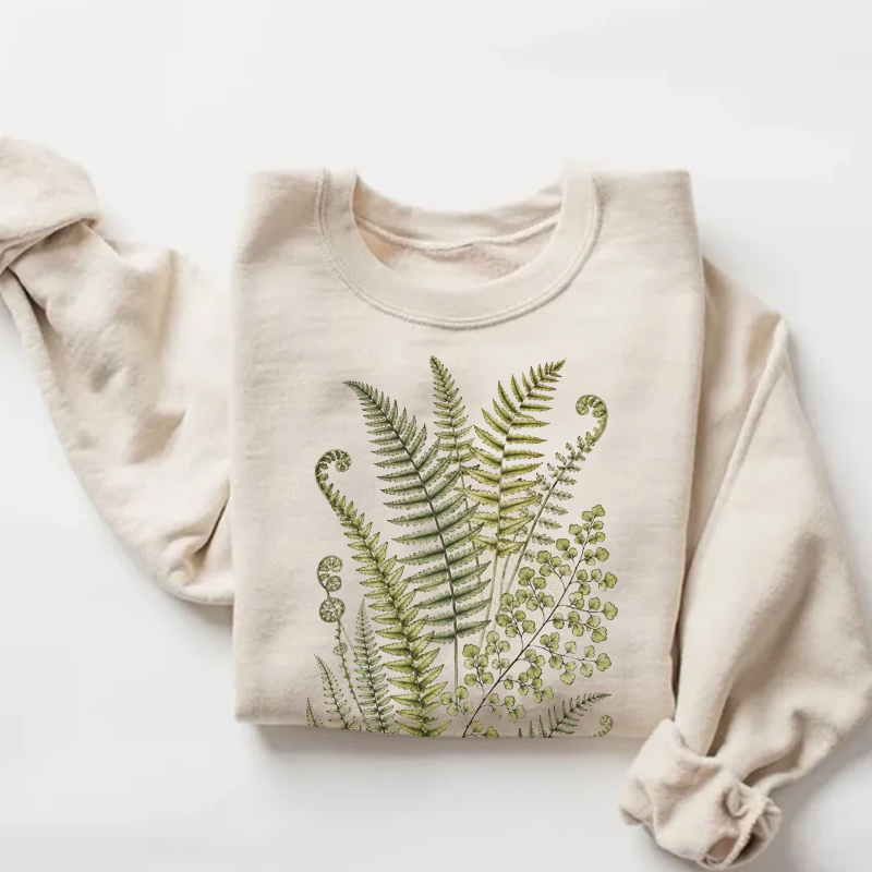 Vintage Fern Botanical Sweatshirt