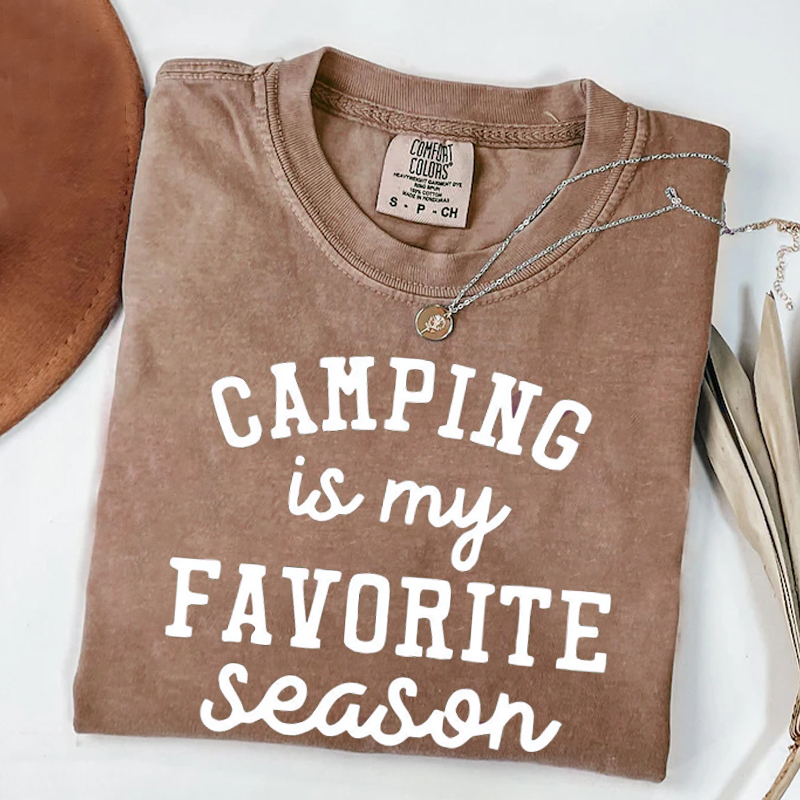 Camping Is My Favorite Season T-shirt