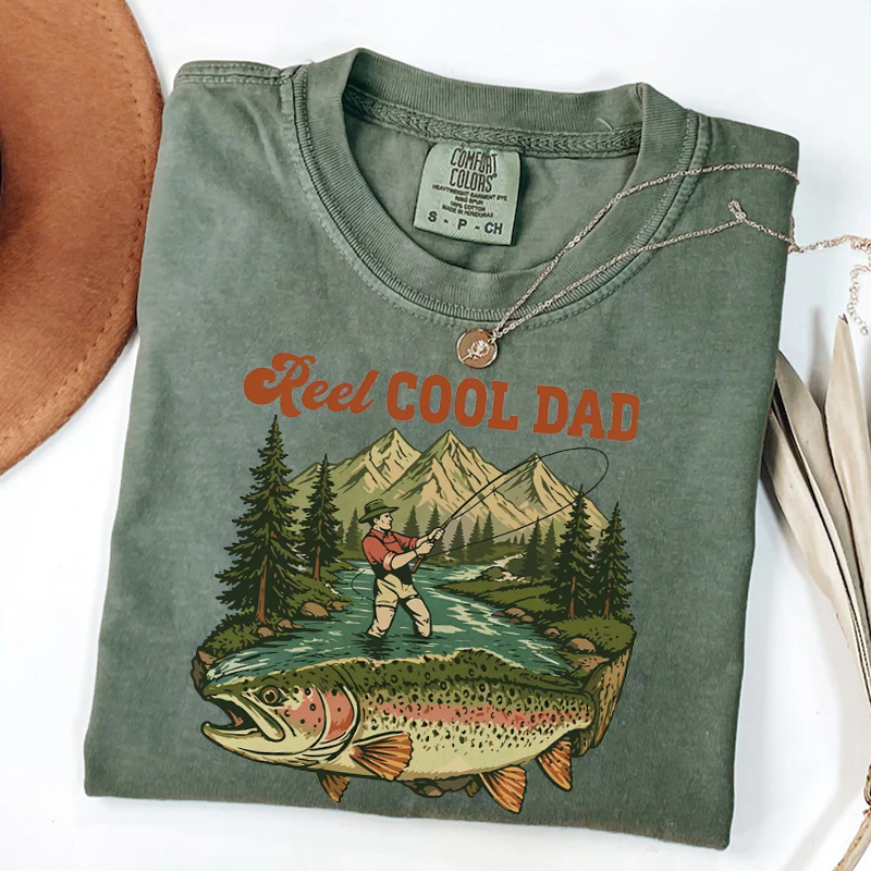 Funny Fishing Dad T-shirt