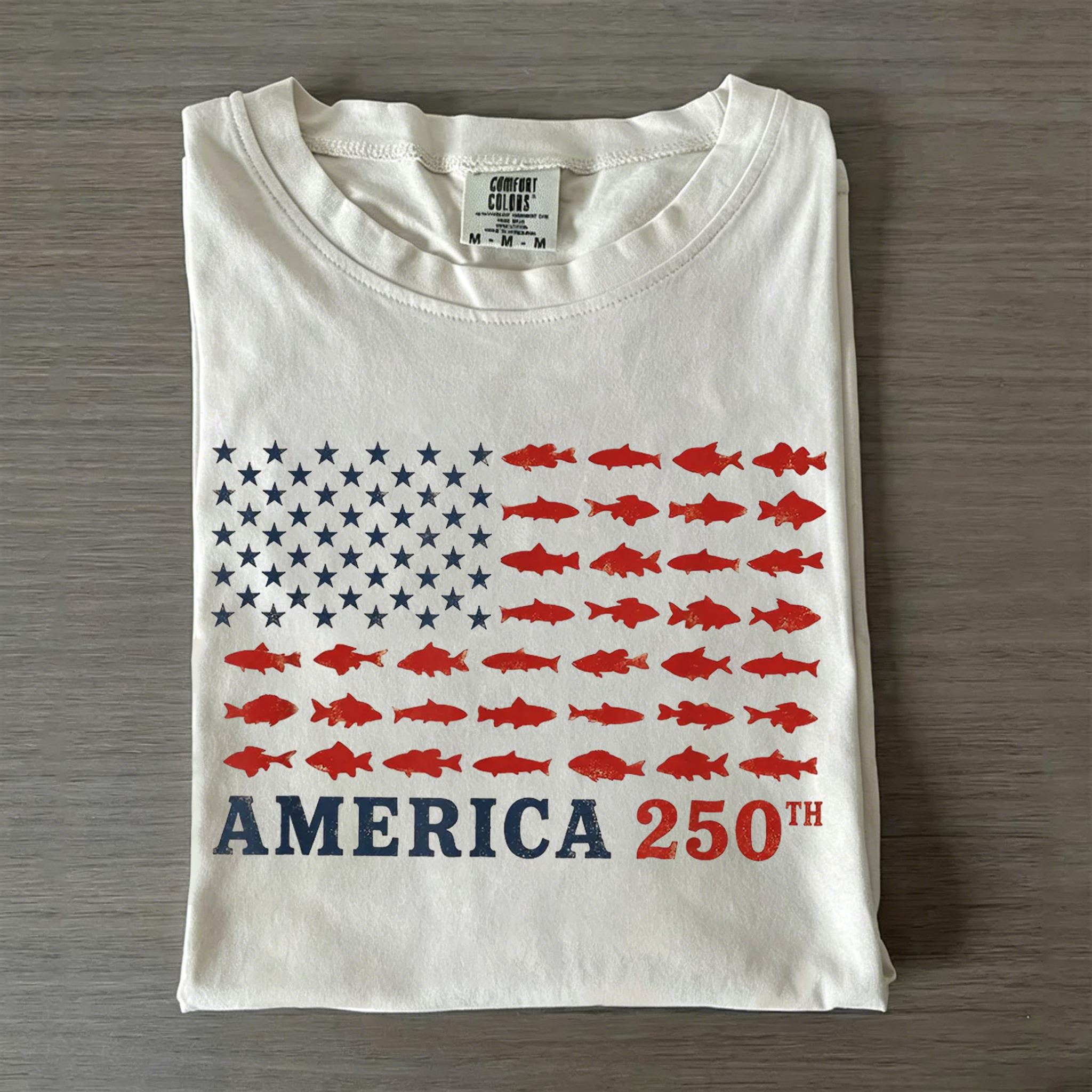 Patriotic Fisherman T-shirt