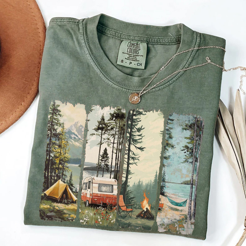 Camping Graphic T-shirt