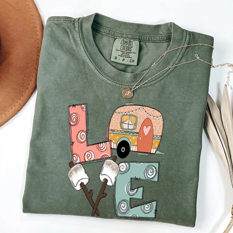 Travel Trailer Camping Adventure T-shirt