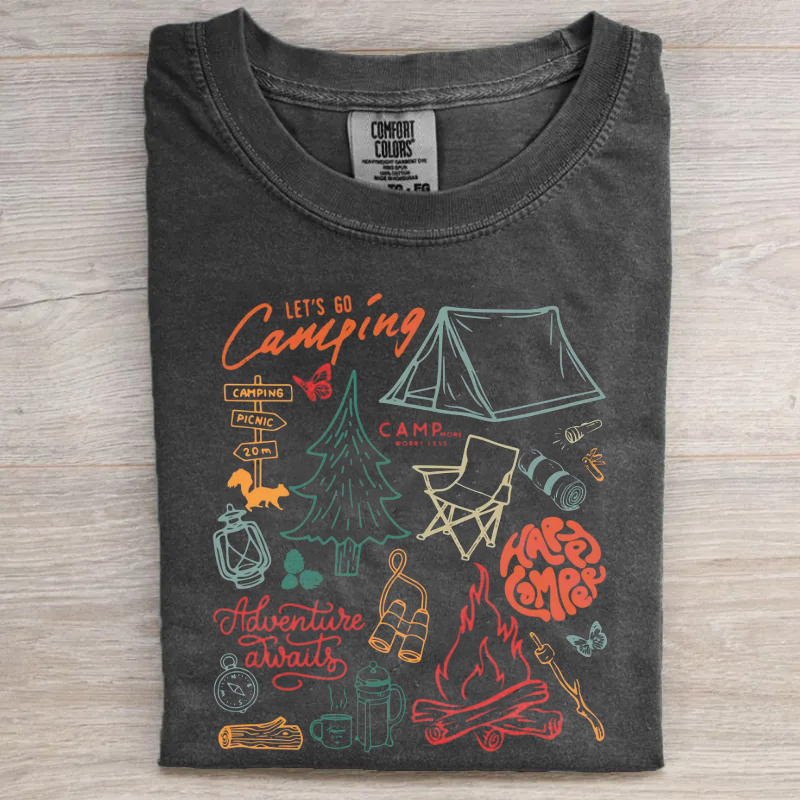 Camping Collage T-shirt