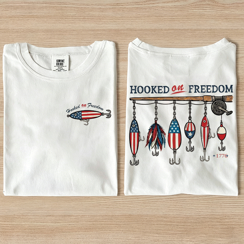 Patriotic Fishing T-shirt