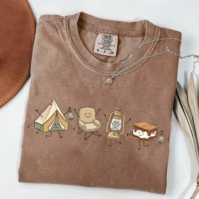 Funny Camping T-shirt