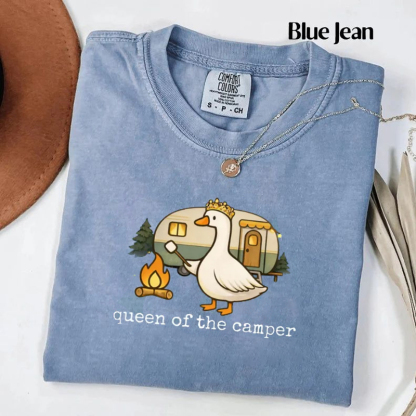 Funny Camping Goose T-shirt