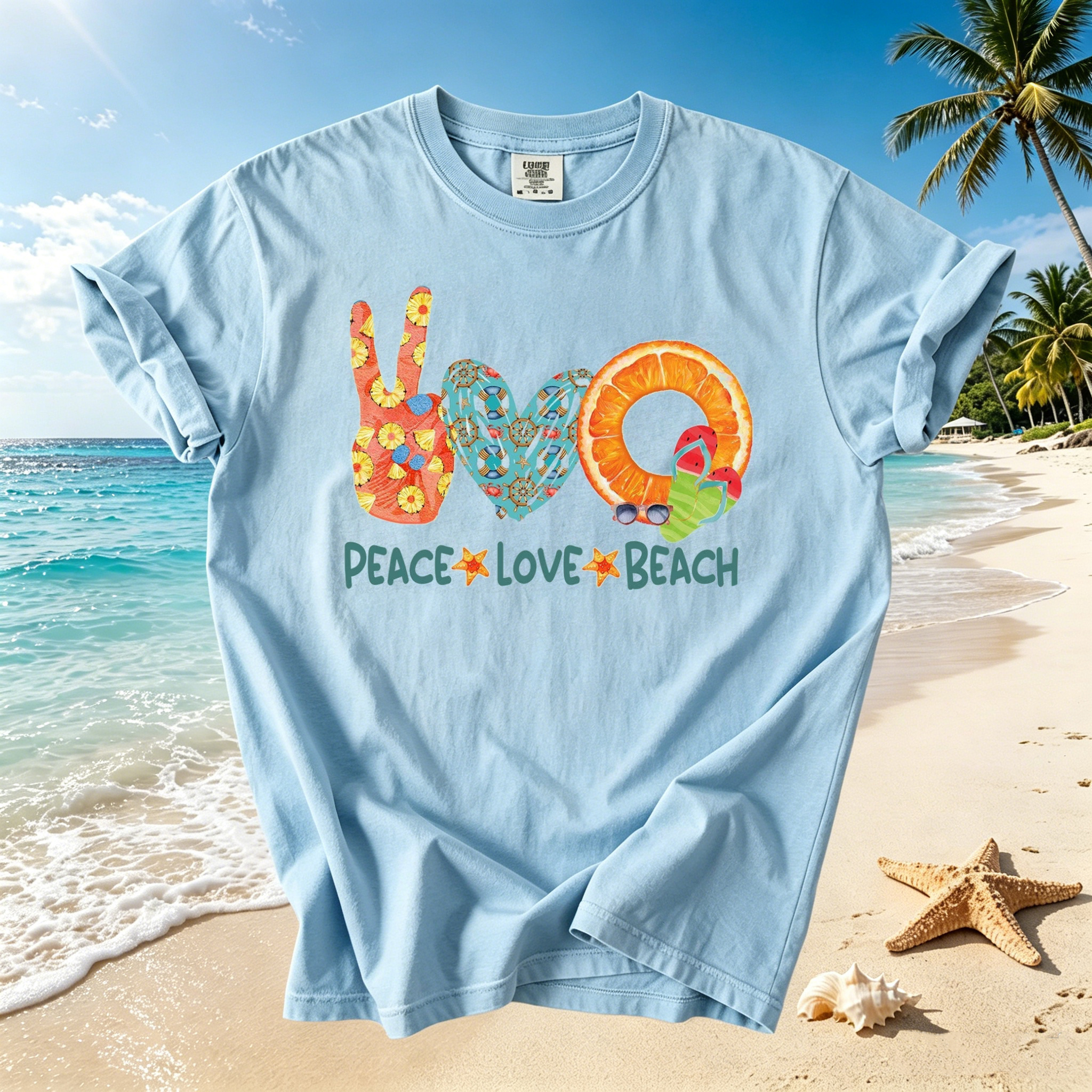 Peace Love Beach T-shirt