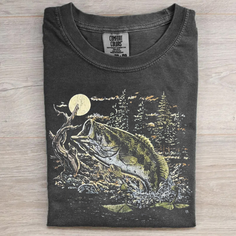 Vintage Bass 90s Fishing T-shirt
