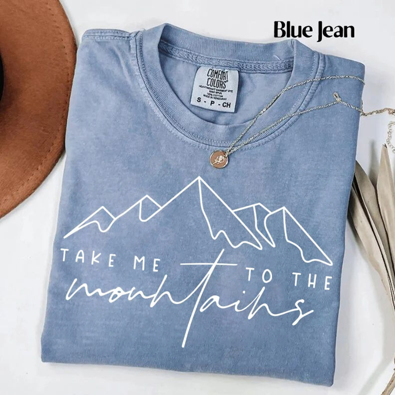 Take Me To The Mountains Camping T-shirt