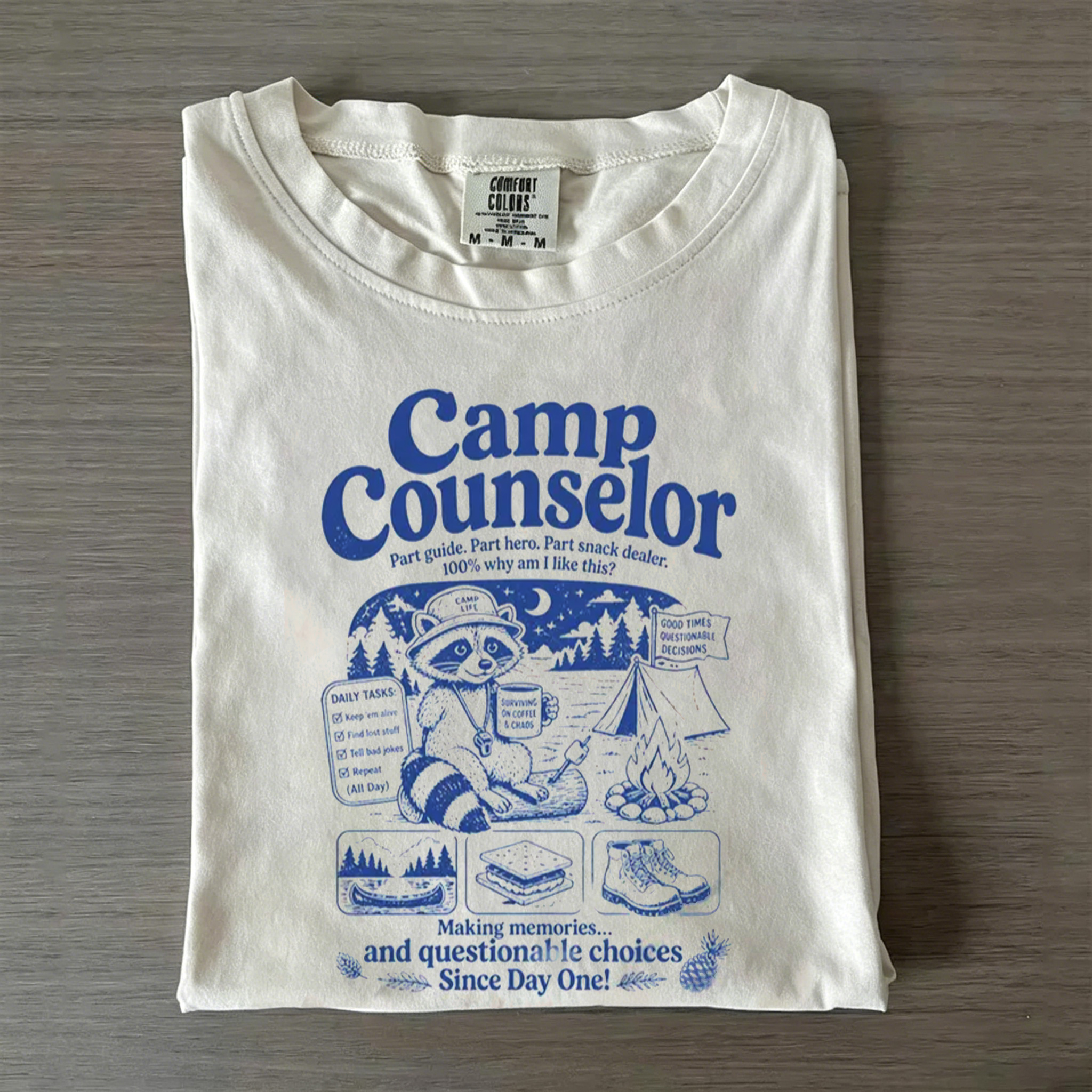 Funny Retro Camping T-shirt