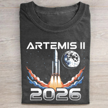 Artemis II Rocket Launch T-shirt