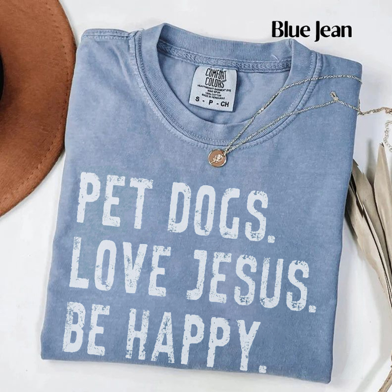 Pet Dogs Love Jesus T-shirt