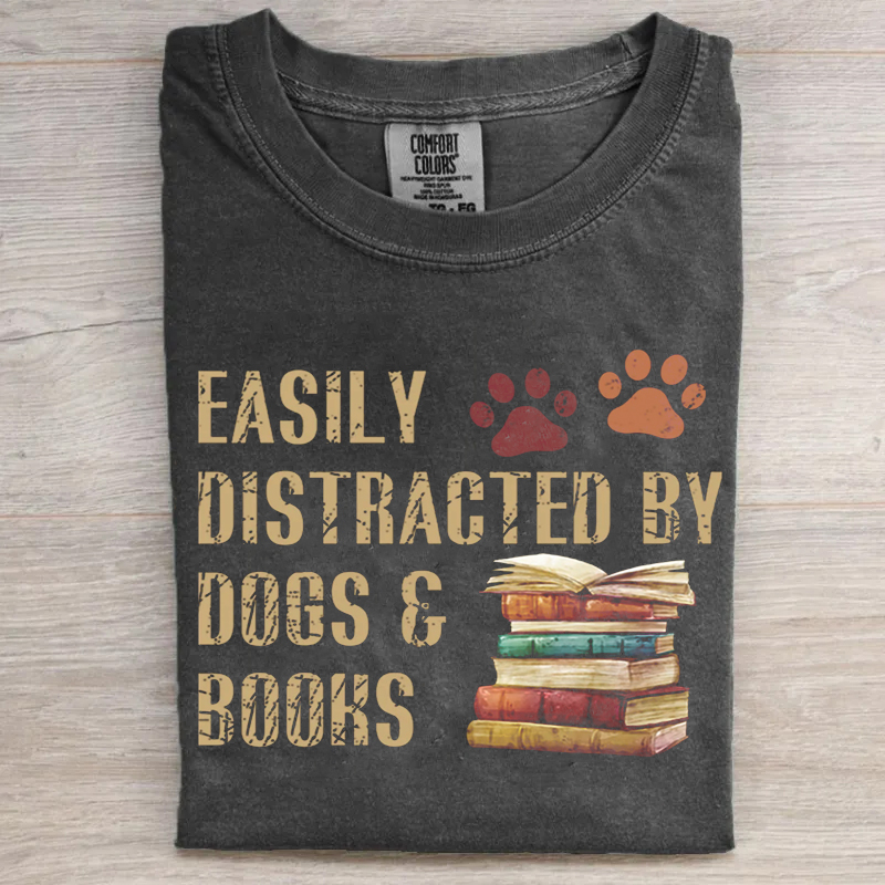 Dogs And Books Lover T-shirt