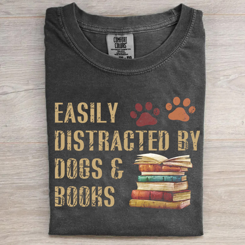 Dogs And Books Lover T-shirt