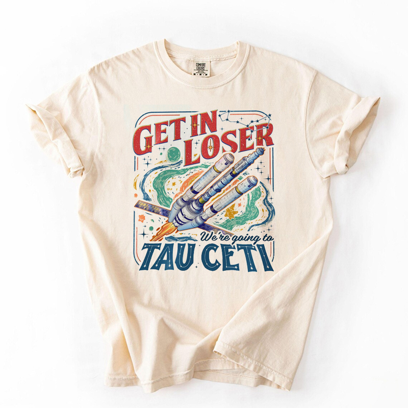 Sci-Fi Spaceship Graphic T-shirt