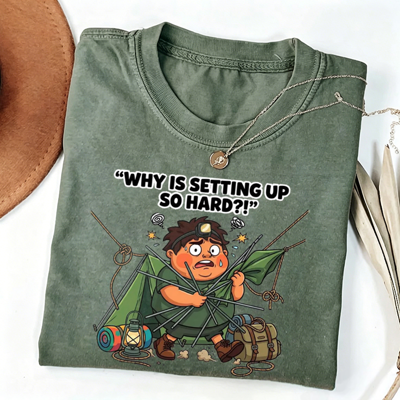 Funny Camping T-shirt