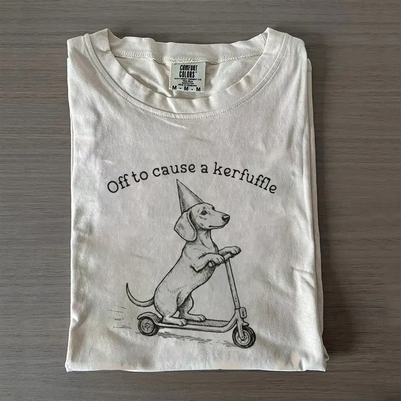 Cute Dachshund Scooter T-shirt