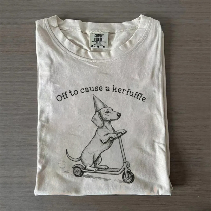 Cute Dachshund Scooter T-shirt