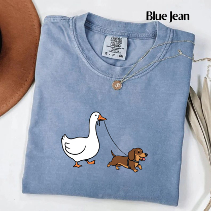 Goose and Dachshund T-shirt