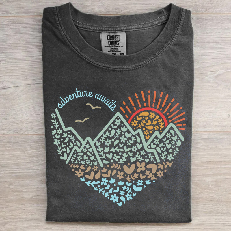 Adventure Awaits Camping T-shirt