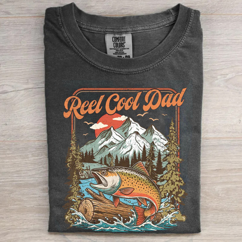 Reel Cool Dad Fishing T-shirt