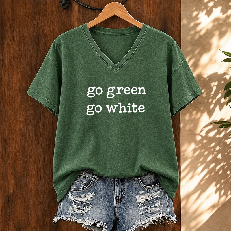 Michigan State Football Fan V-neck