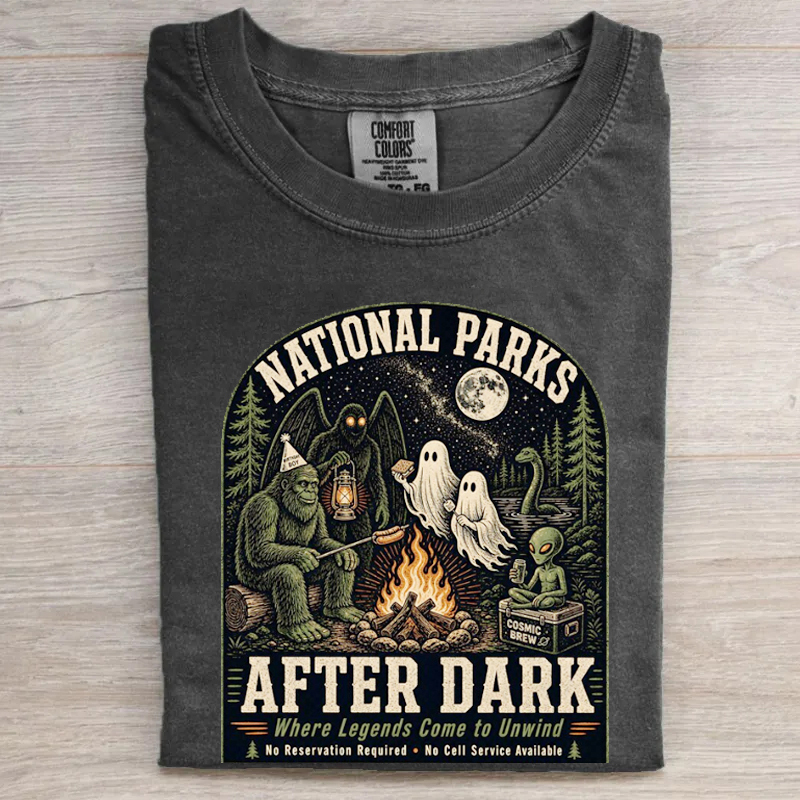 Funny Camping Paranormal T-shirt
