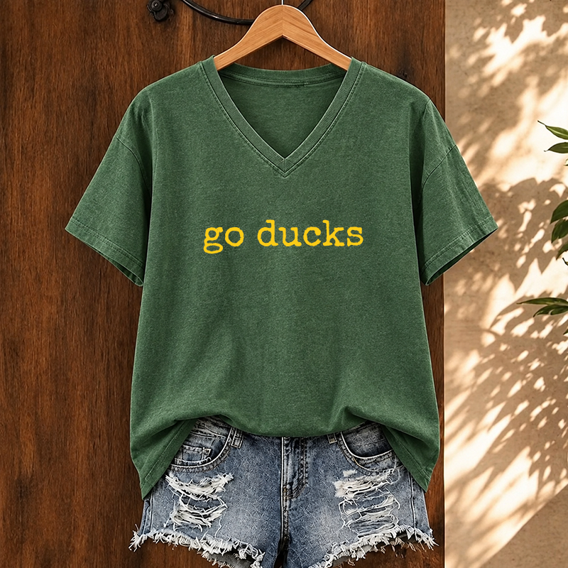 Oregon Football Fan V-neck