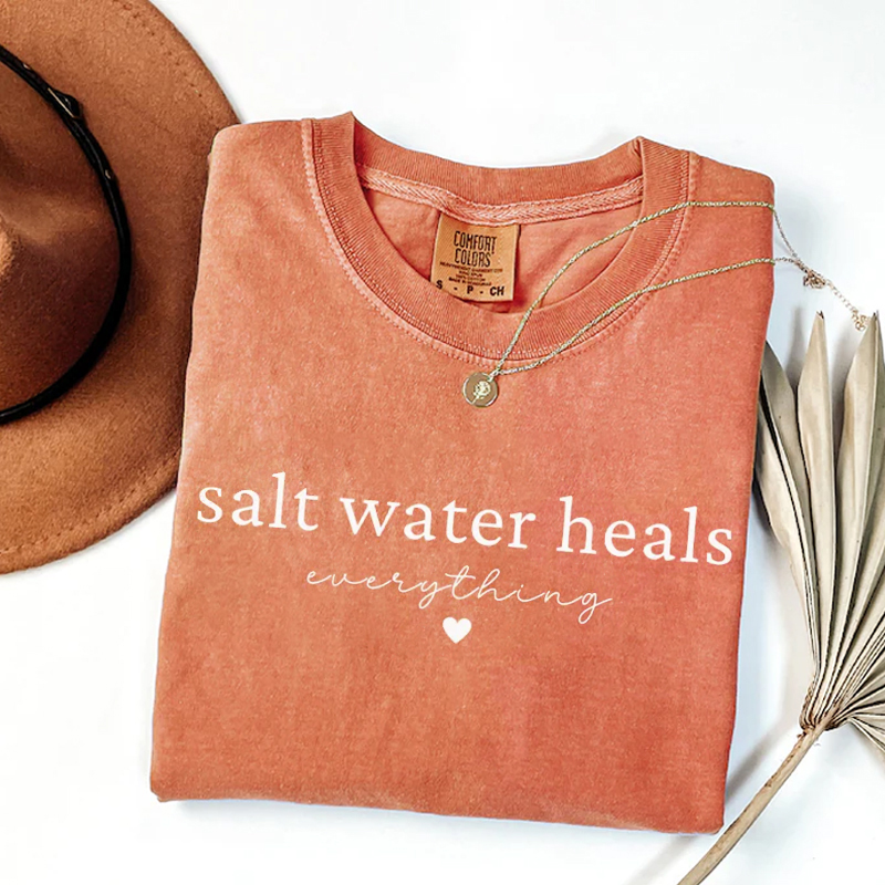 Salt Water Heals Beach Lover T-shirt