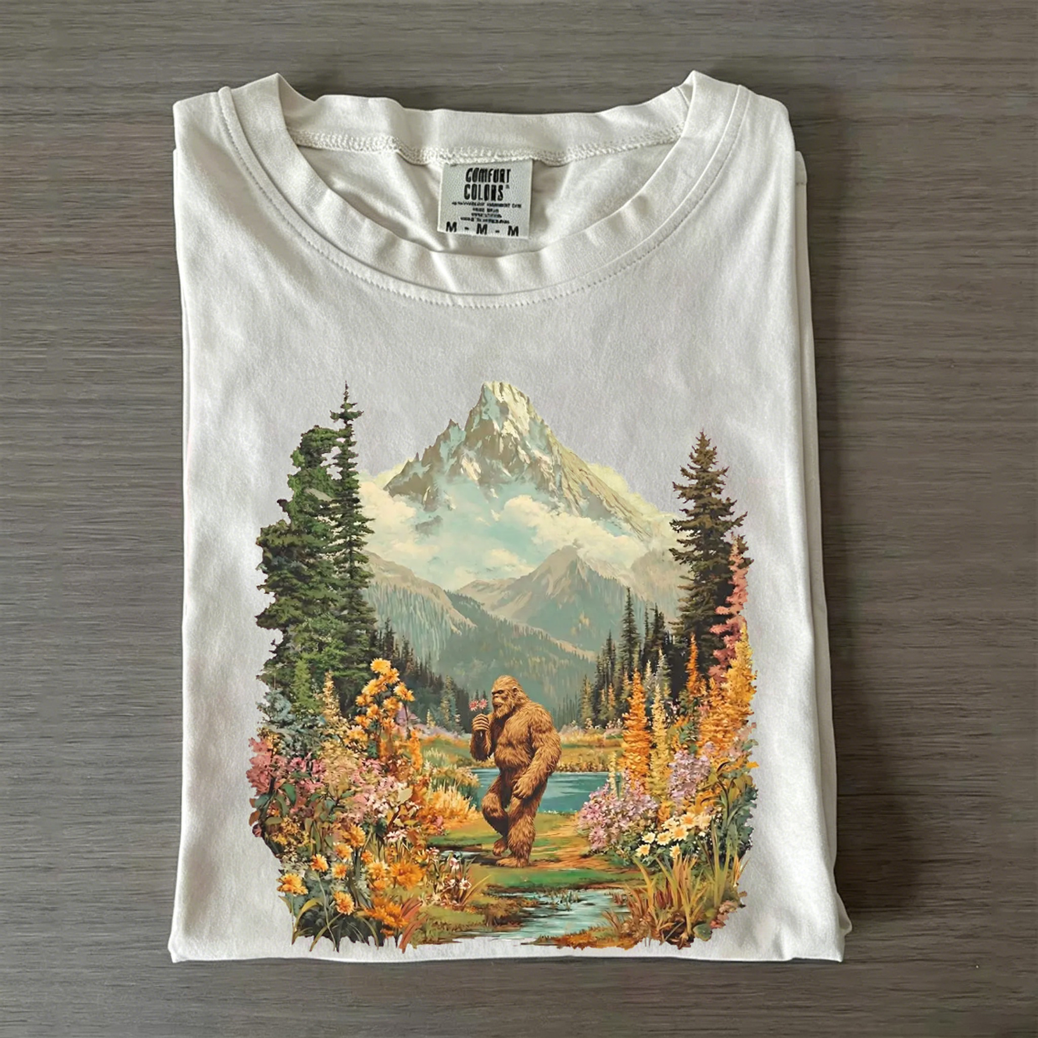 Big Foot Retro Nature T-shirt