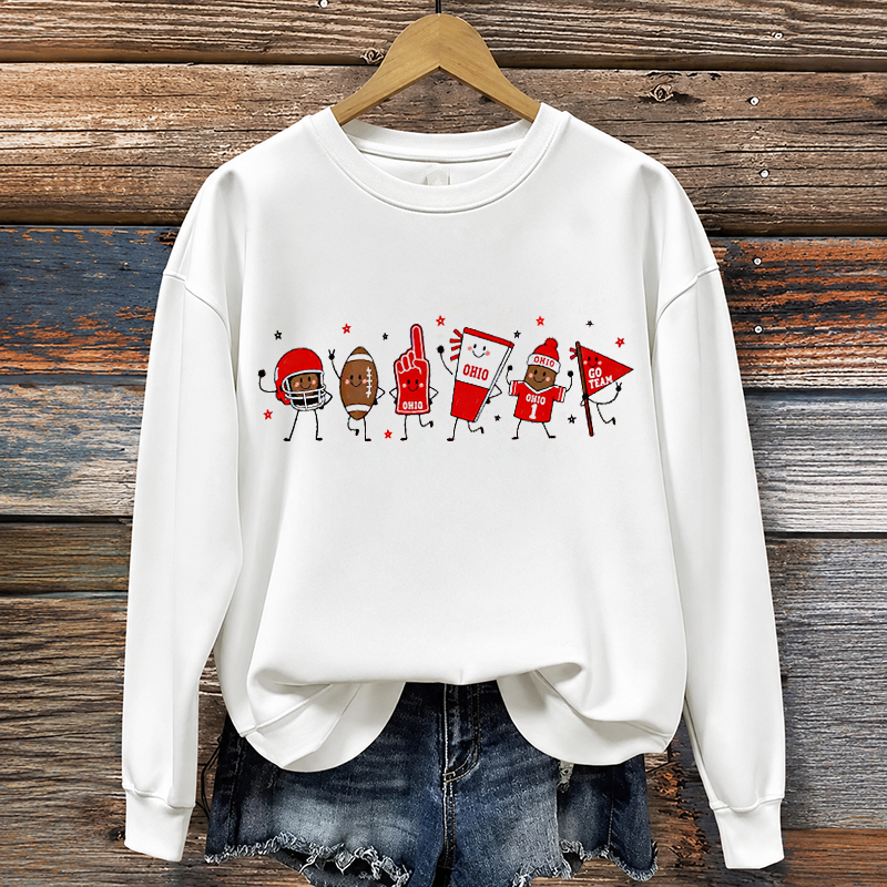 Ohio State Football Fan Sweatshirt