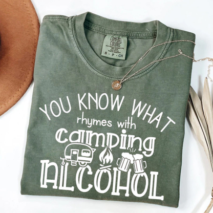 Funny Camping T-shirt