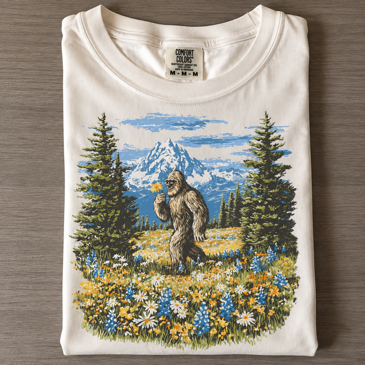 Vintage Bigfoot Wildflower Shirt