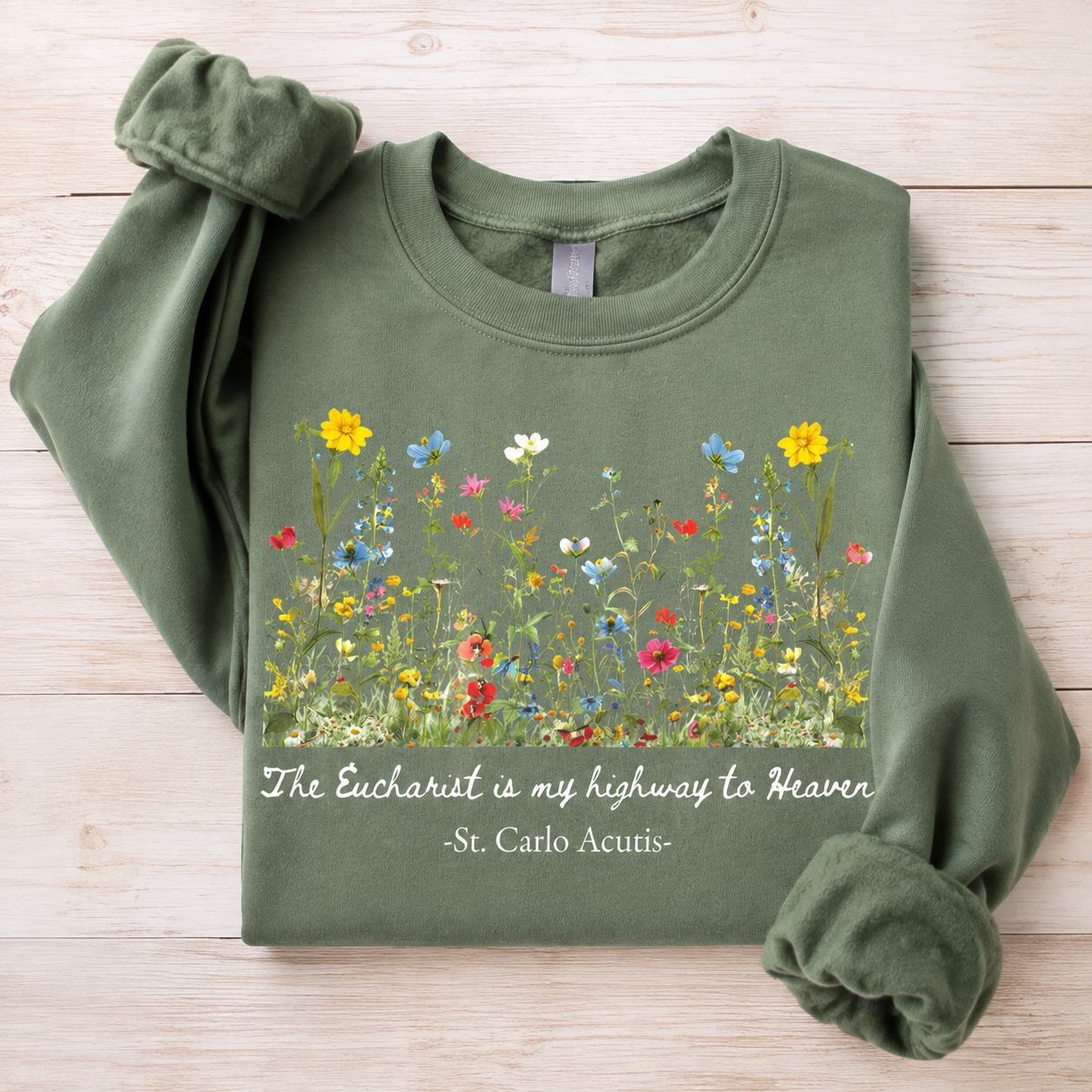 Floral Christian Sweatshirt