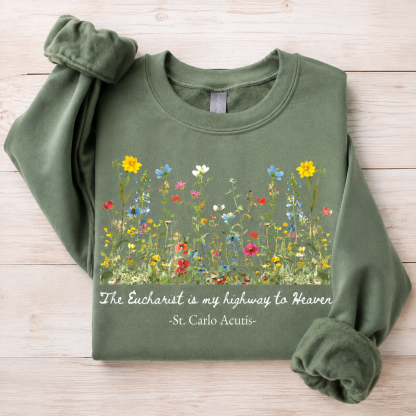 Floral Christian Sweatshirt