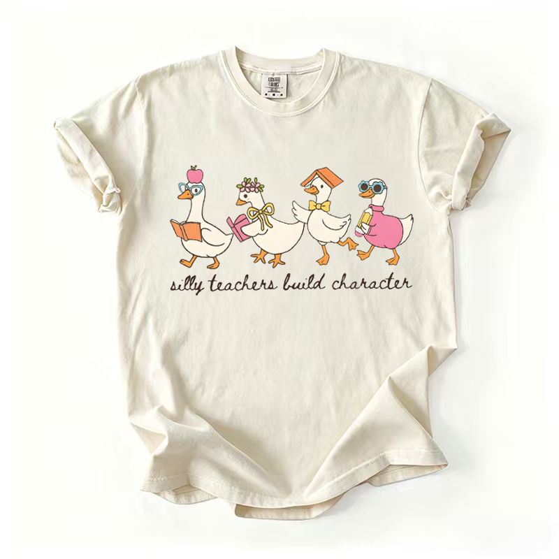 Silly Teacher Goose T-shirt
