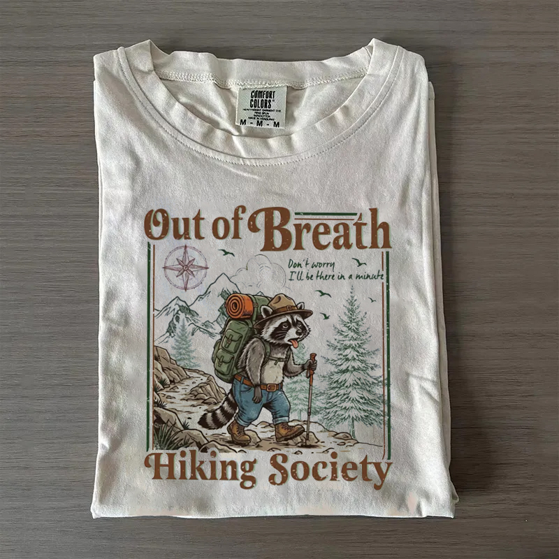 Out of Breath Hiking Society T-shirt